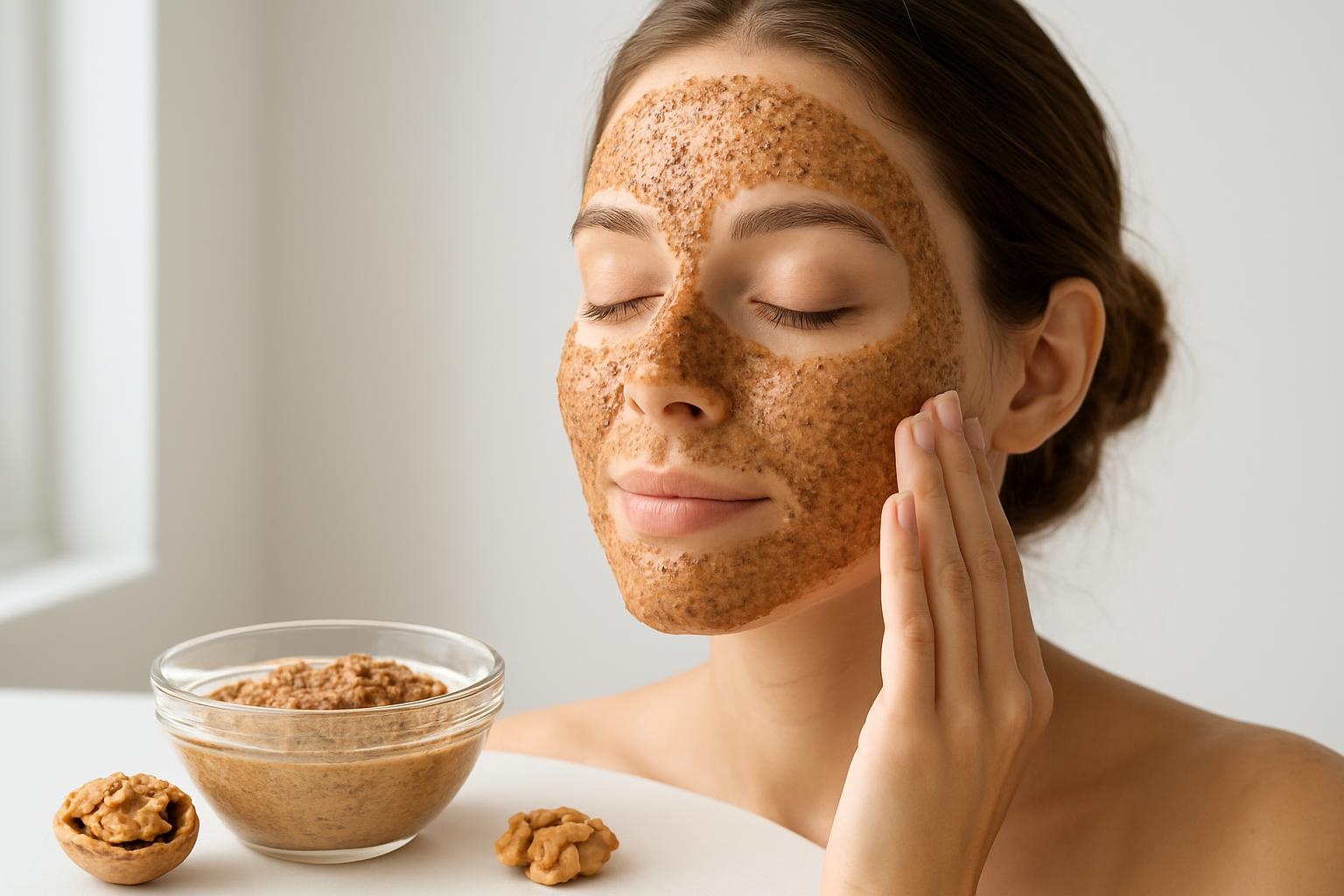 Beloon je huid met een Walnotenmasker