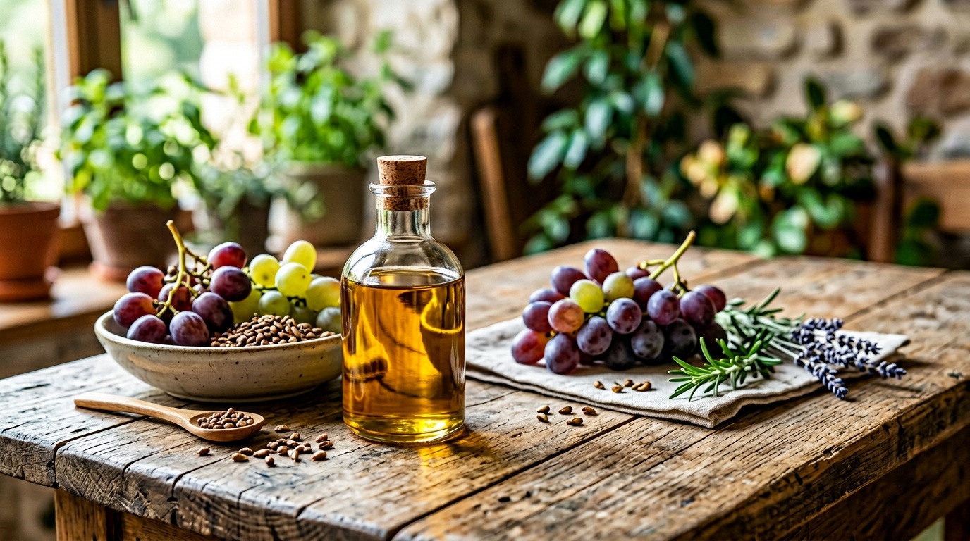 Fördelar med druvkärnolja: